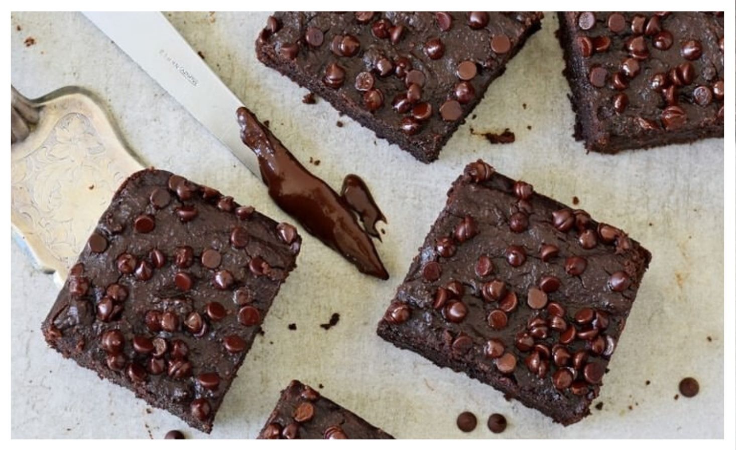 Chocolatey Vegan Courgette Brownies