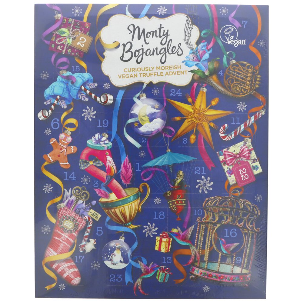 Vegan Truffle Advent Calendar - 235g - Monty Bojangles